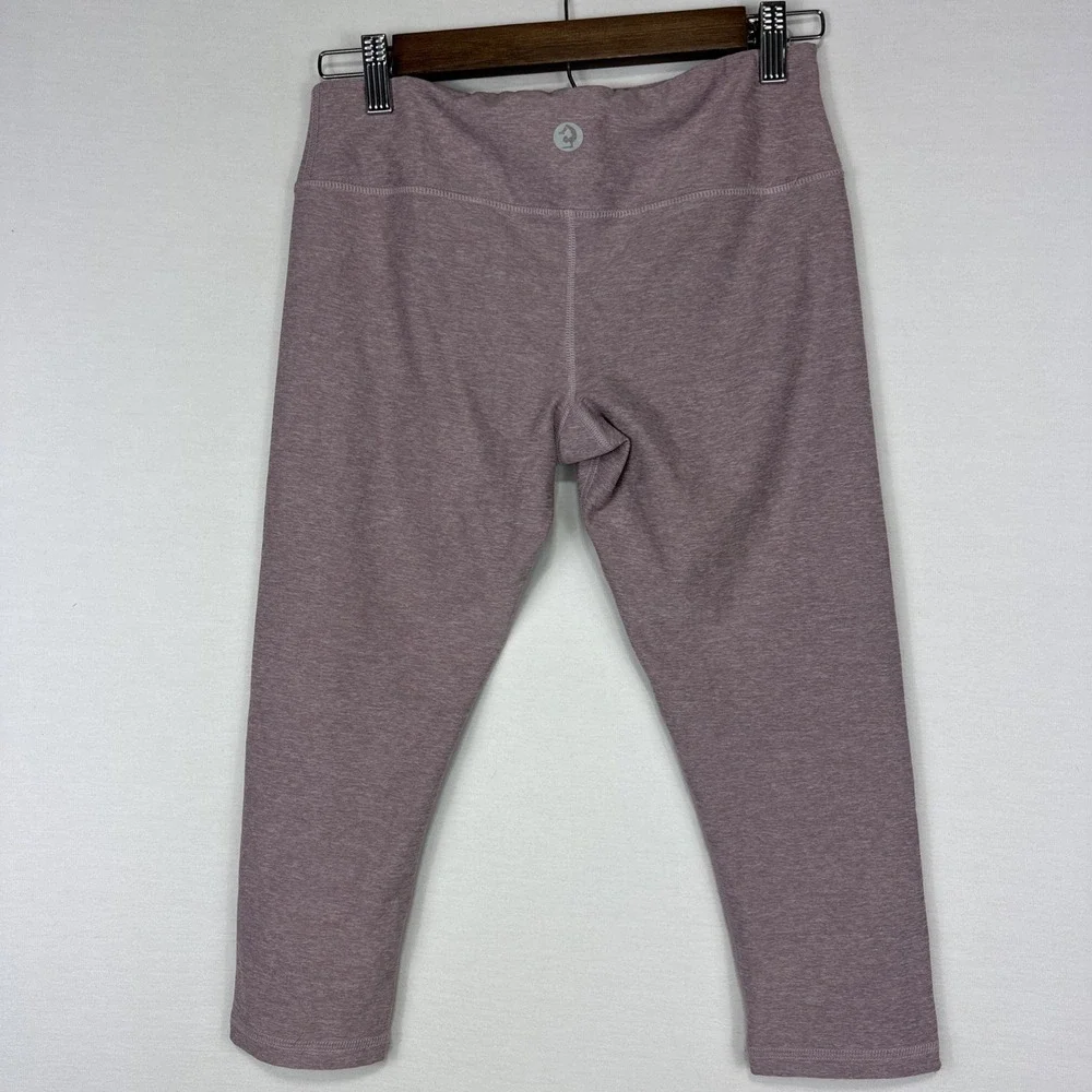 Scorpio Sol Capri Leggings Women's‎ Small Purple Activewear Cropped Stretch Gym